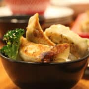 Gyoza-style vegetable dumplings