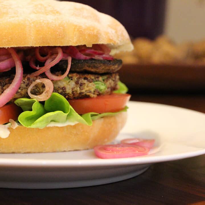 A really great vege burger.