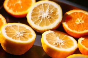 Lemons and oranges.