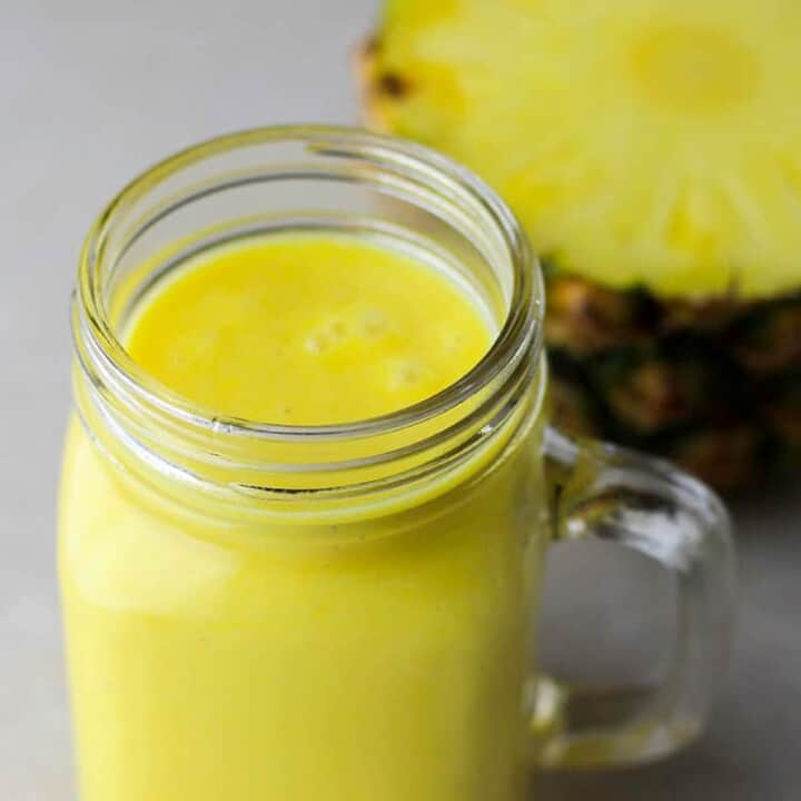 Turmeric pina colada smoothie.