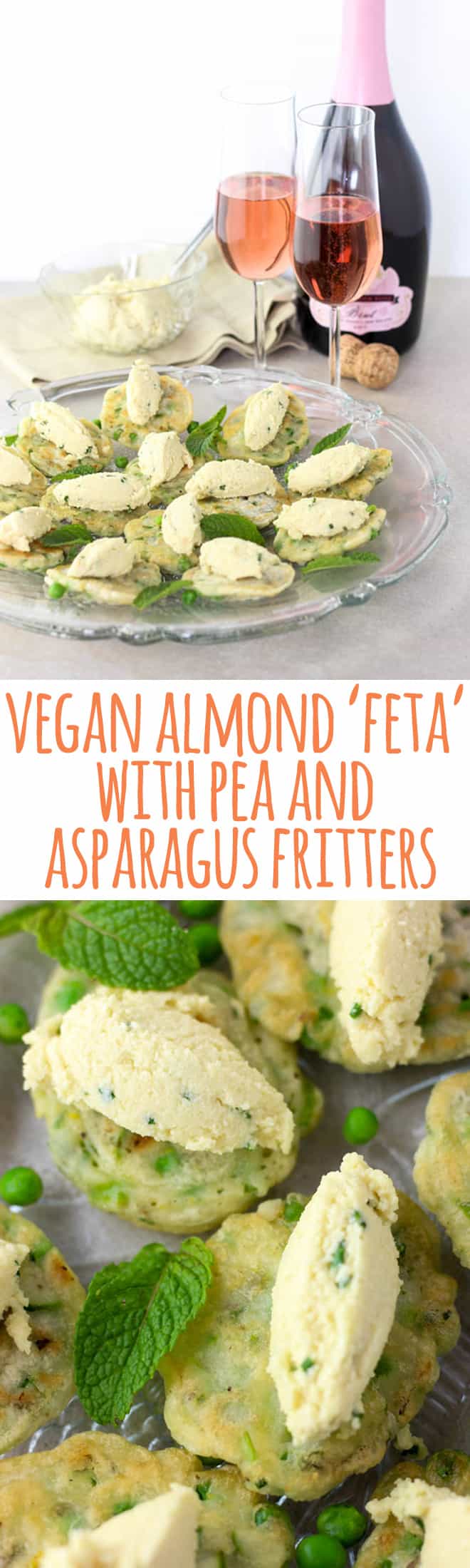 These fresh and elegant mouthfuls topped with a vegan almond 'feta' are a unique hors d'oeuvres, or even a light lunch.