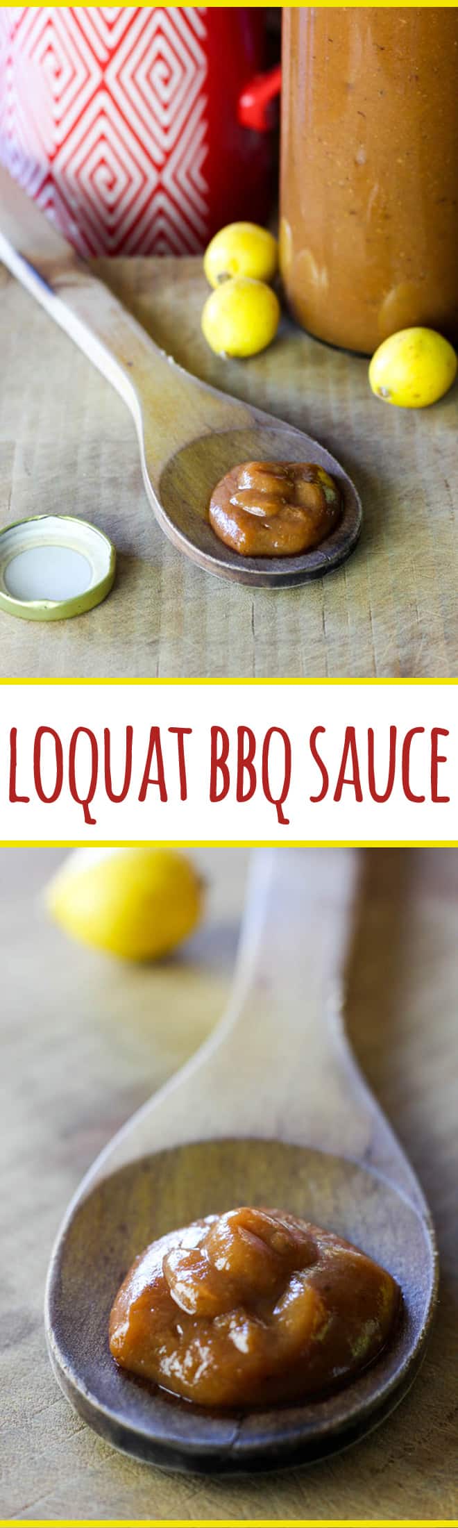A sharp, tangy and spicy bbq sauce recipe to use up that seasonal glut of loquats.