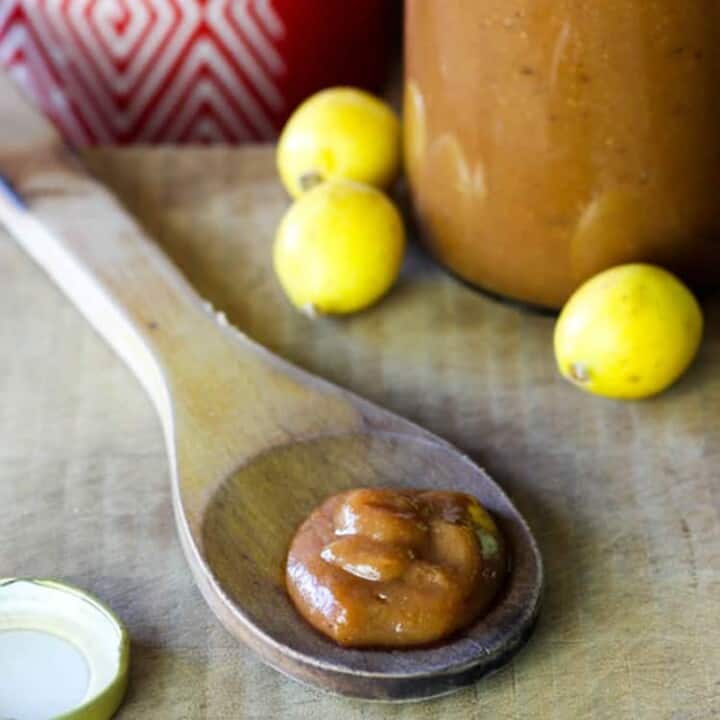 Loquat barbecue sauce.