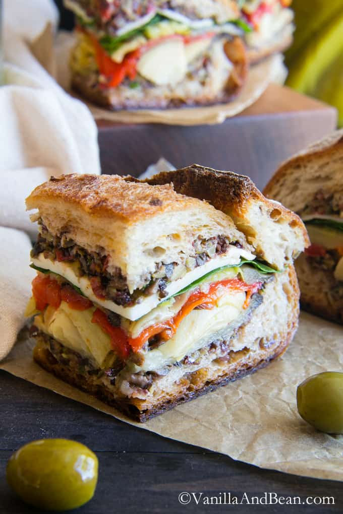 Italian pressed sandwich. 