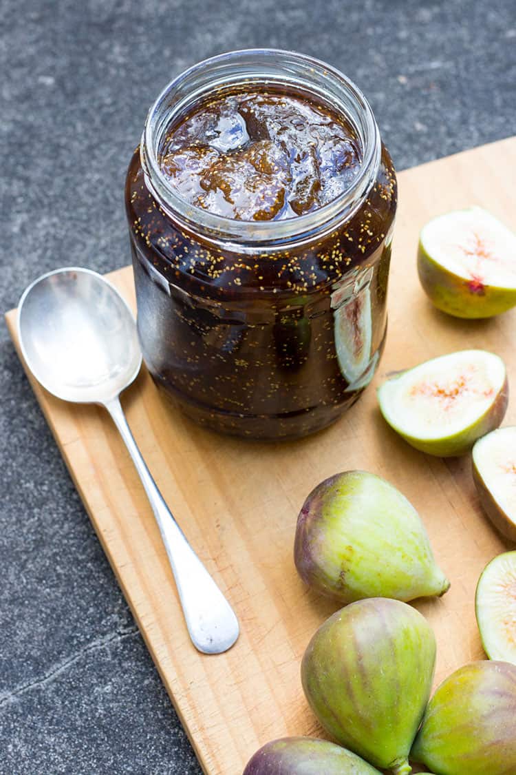 Fig, balsamic and vanilla jam. 