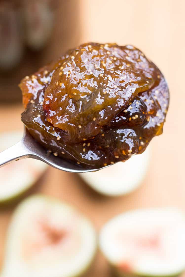 Fig, balsamic and vanilla jam. 