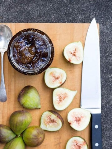 Fig, balsamic and vanilla jam.
