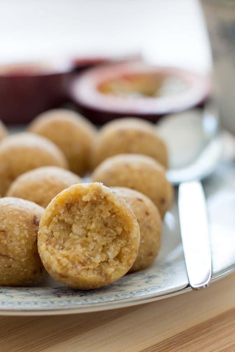 Passionfruit bliss balls. 