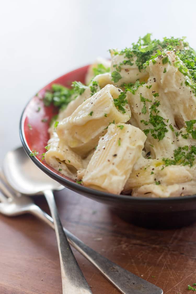 Creamy cauliflower sauce. 