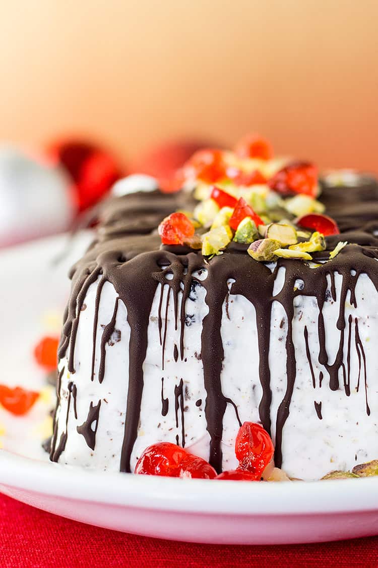 Cassata Ice Cream Cake - The Big Sweet Tooth