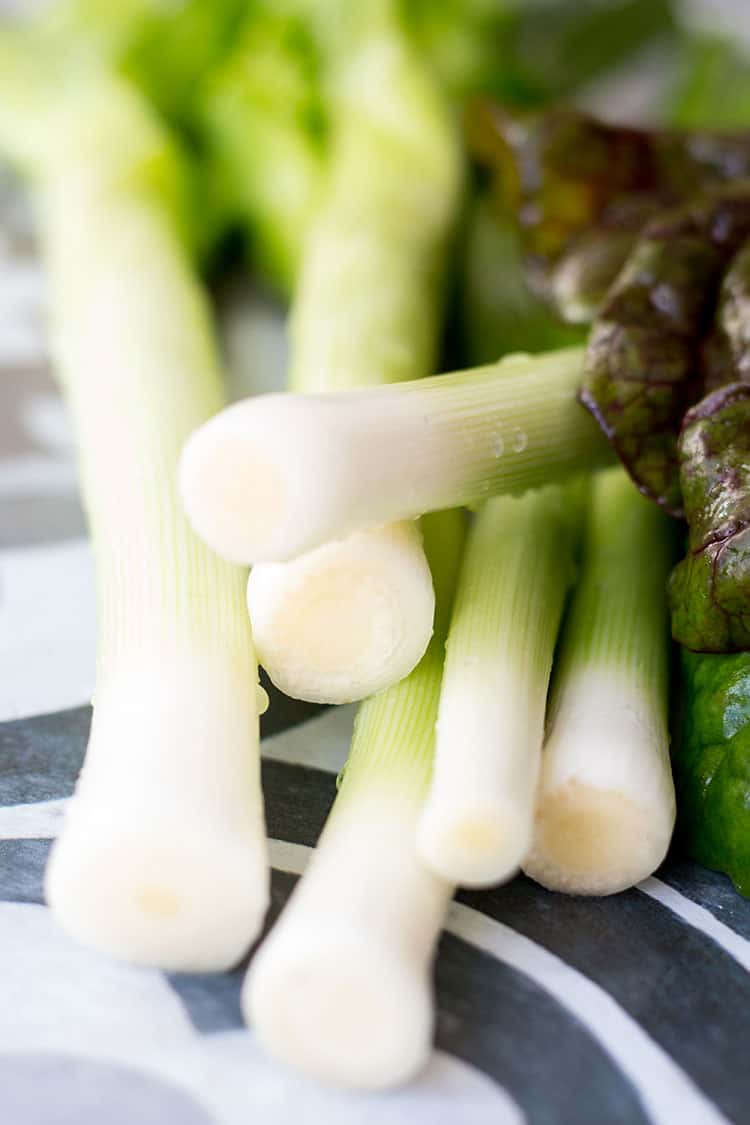 Baby leeks.