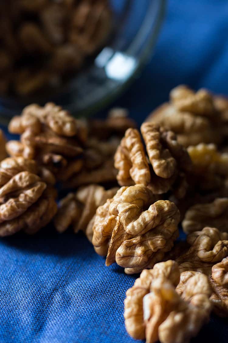 Fresh walnuts. 