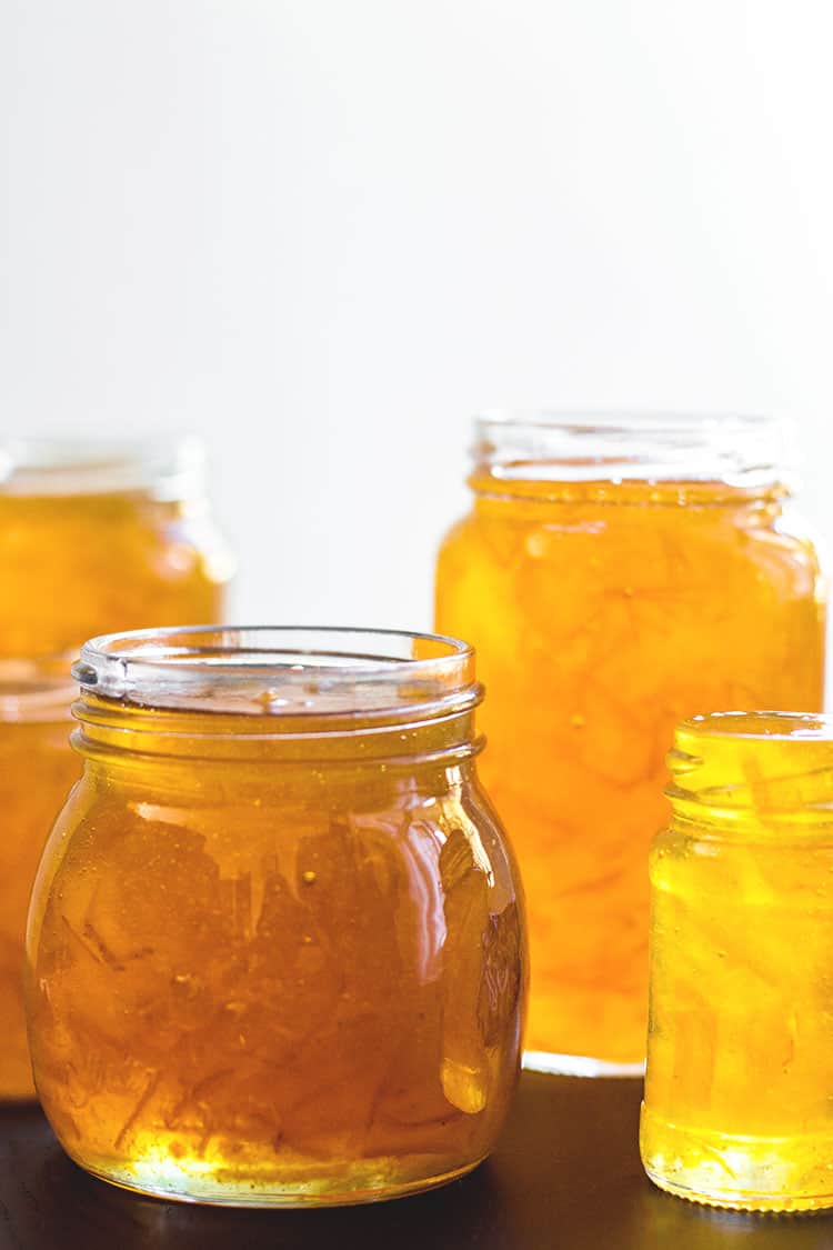 Chai spiced grapefruit marmalade (vegan and gluten free). 