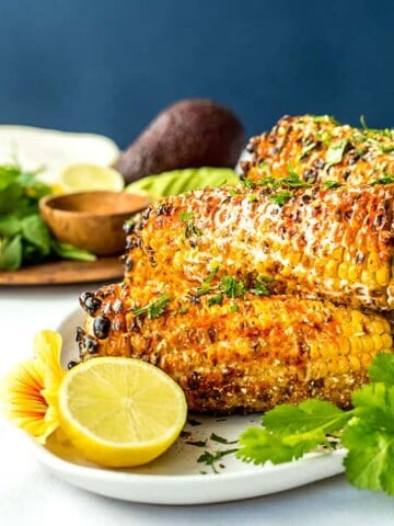 Grilled Mexican sweet corn