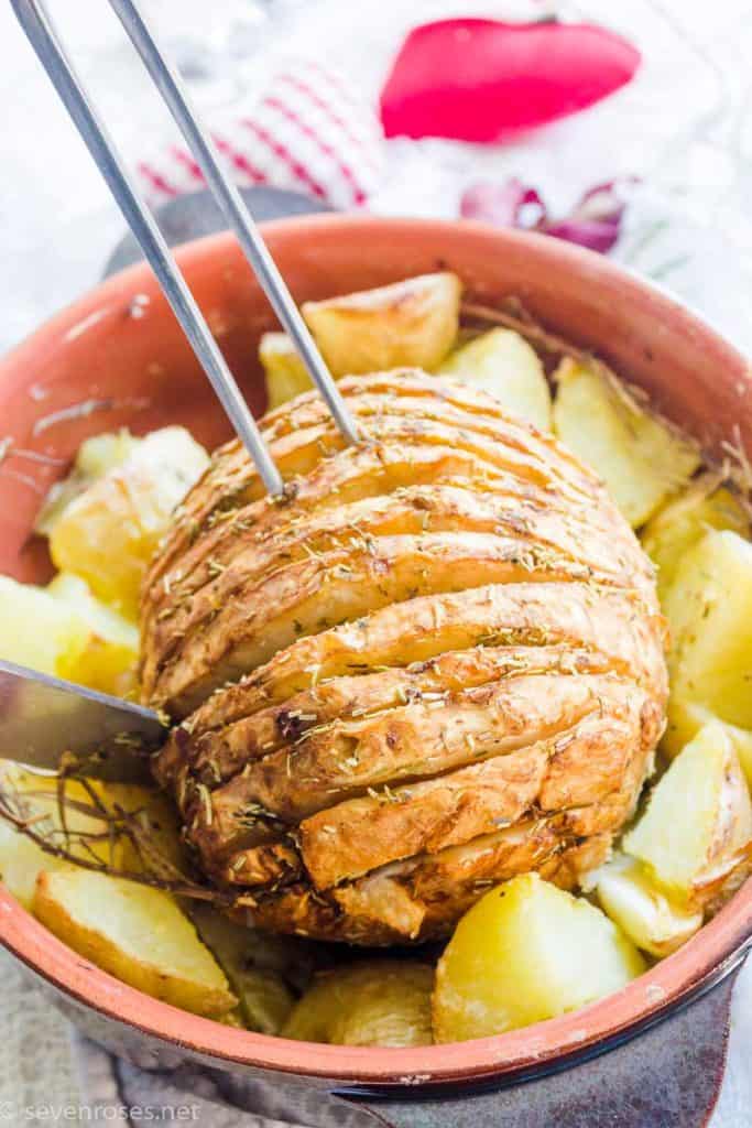 Vegan holiday roast by Seven Roses